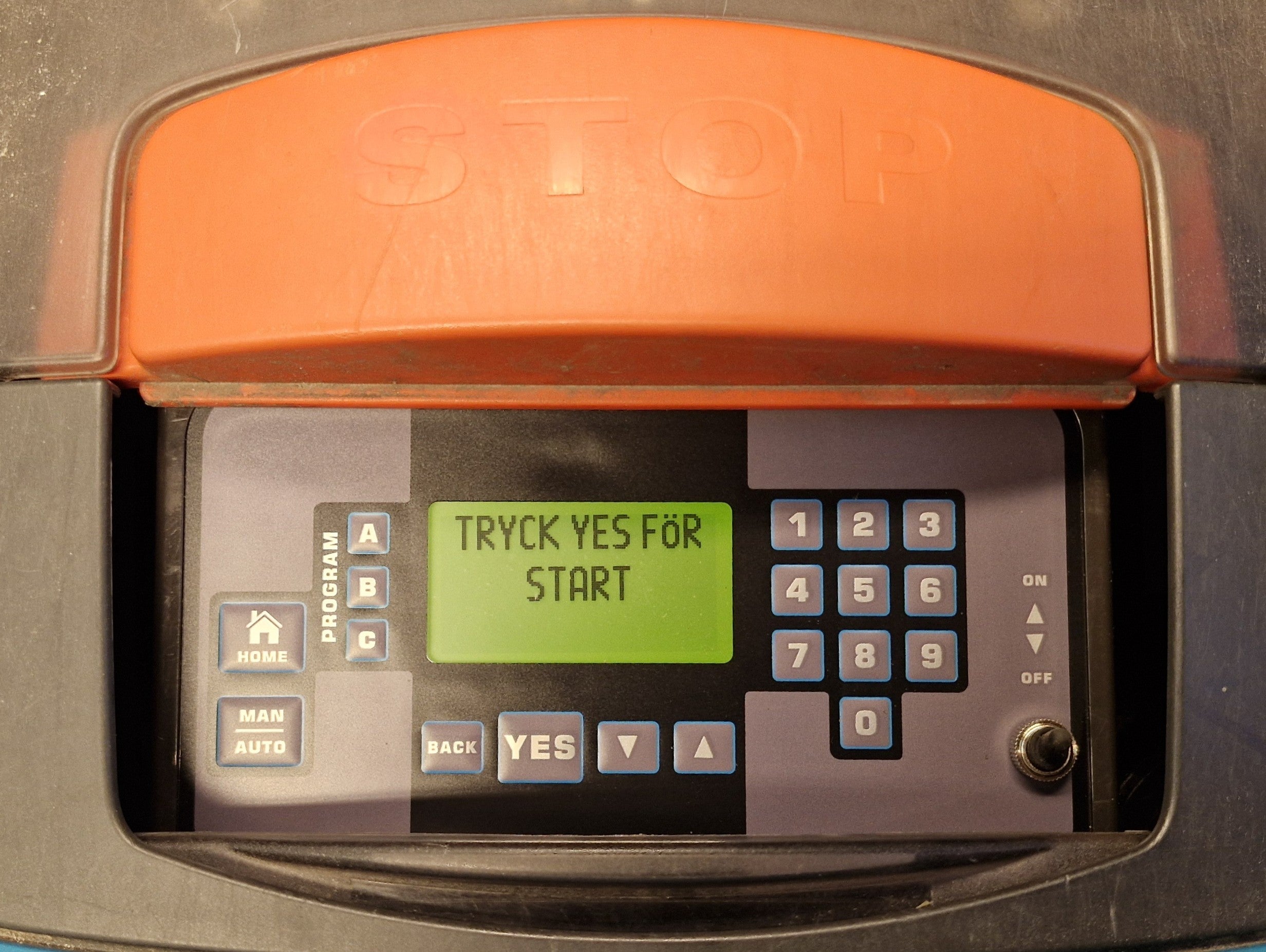 Gardena R160 -ohjaussarjan näppäimistö